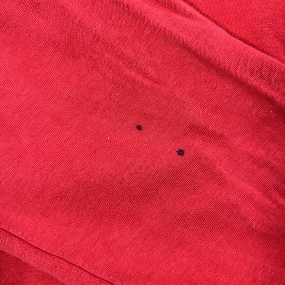 Tommy Hilfiger Mens XXL Red Quarter 1/4 Zip Fleece Pullover Sweater - Picture 8 of 8